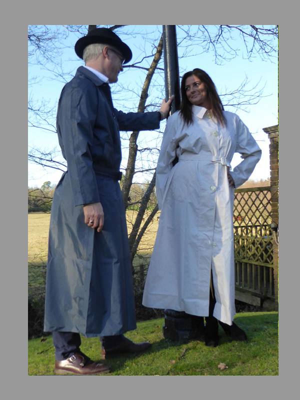 GINA MACKINTOSH IN CREAM NYLON-SILK - Image 6